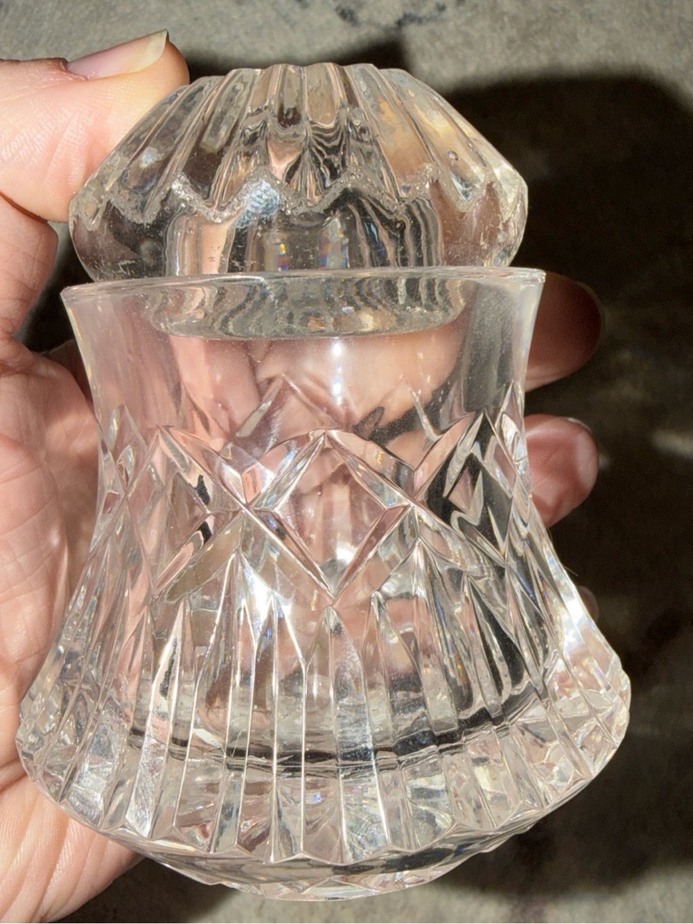 Mikasa Rainier Lead Crystal Jar with Lid - Home Accents